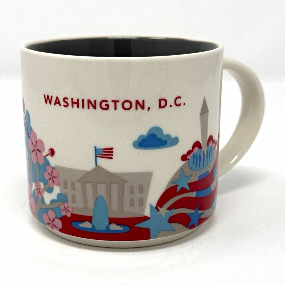 Starbucks You Are Here Collection Washington, D.C. Coffee Mug 2017